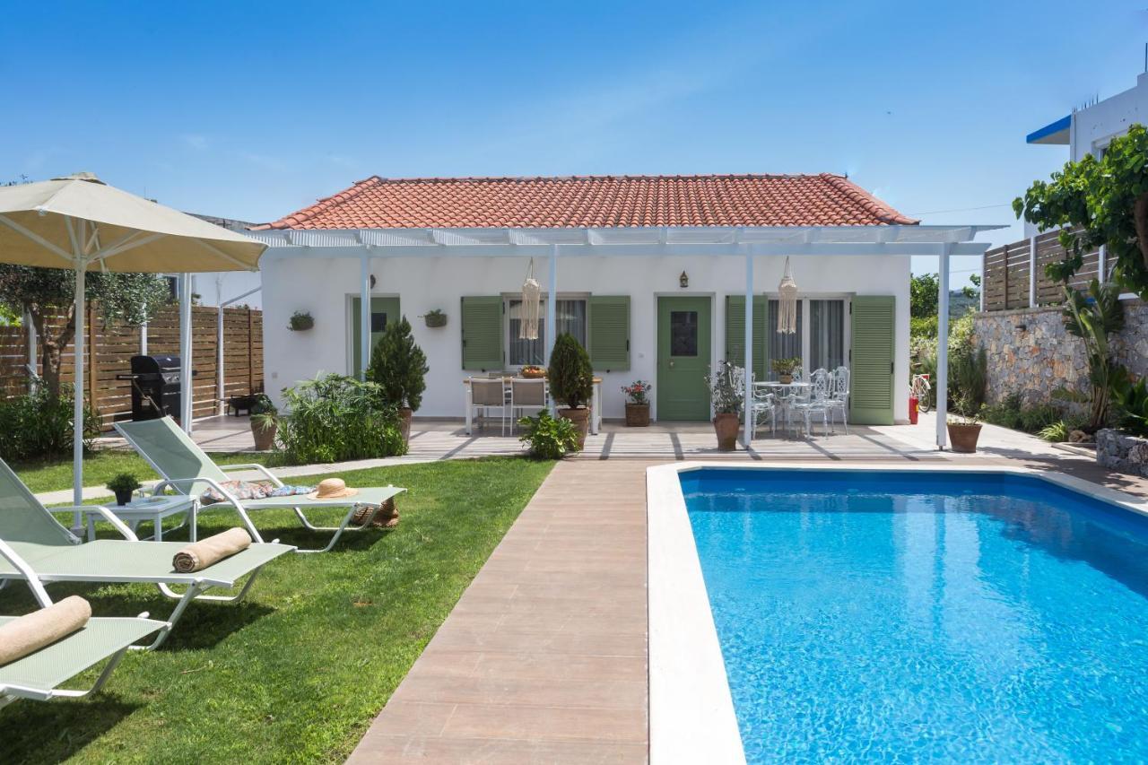 Pelagias Villa Paralia Kourna Exterior foto