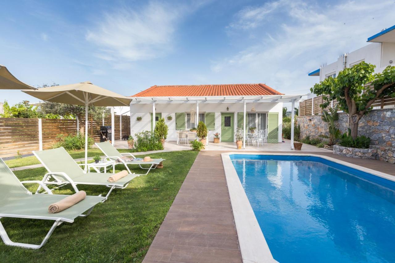 Pelagias Villa Paralia Kourna Exterior foto