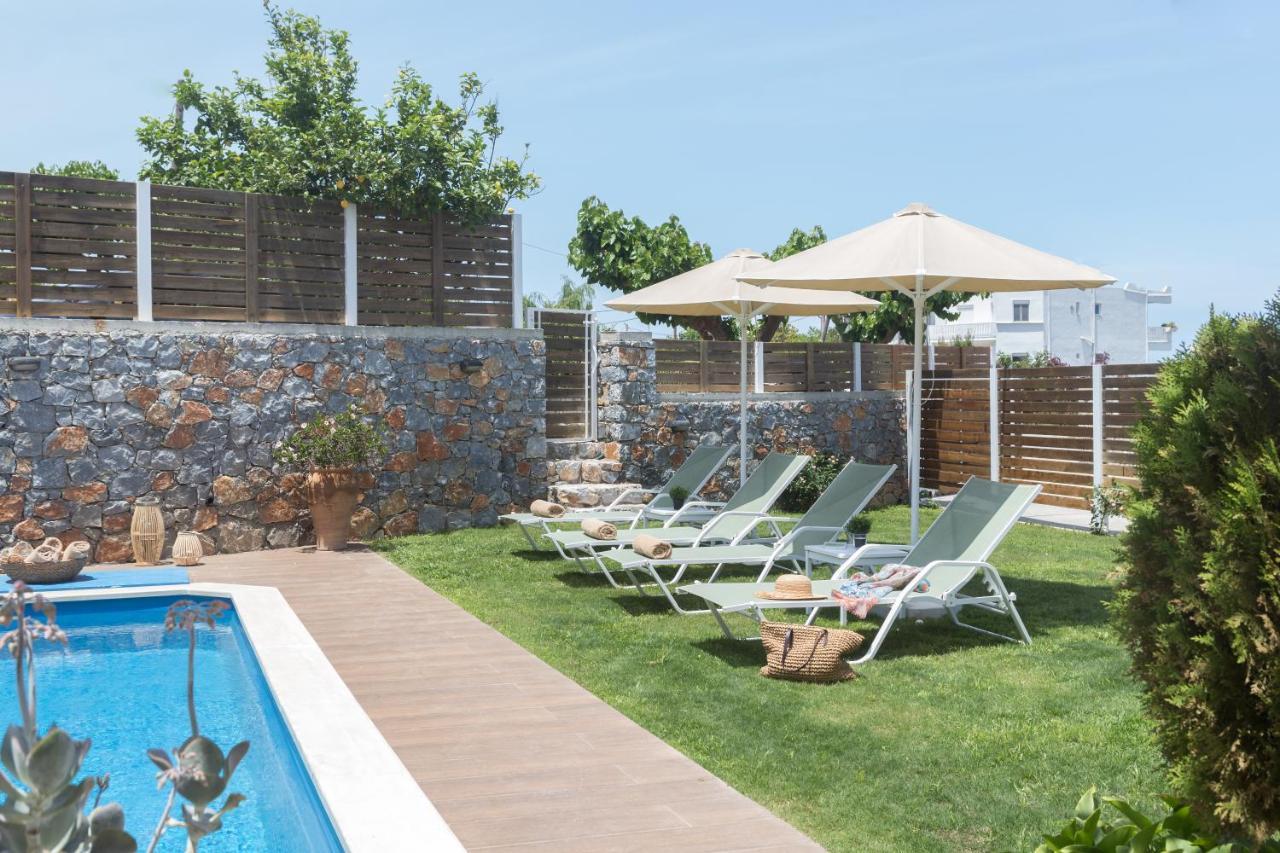 Pelagias Villa Paralia Kourna Exterior foto